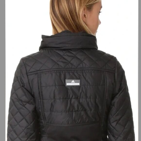 Stella McCartney X Adidas Black Puffer Quilted Jacket Size XS - Picture 3 of 9